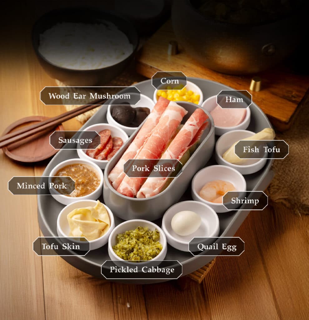 Yunshang rice noodle toppings