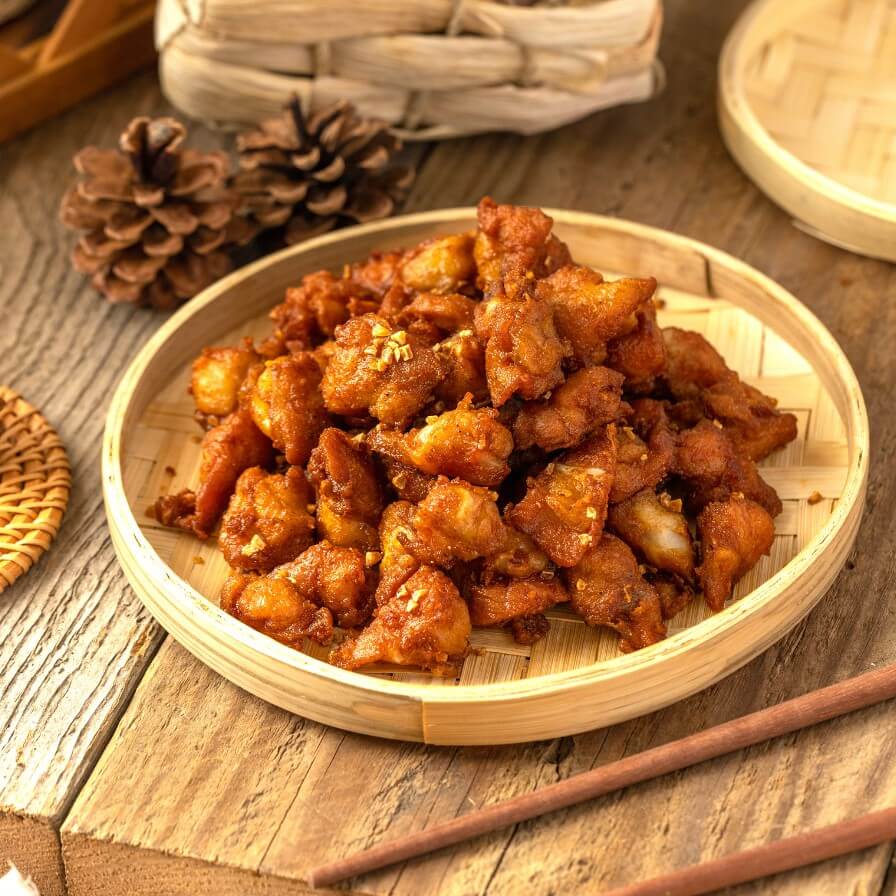 Spicy Crispy Chicken Gristle with Garlic
